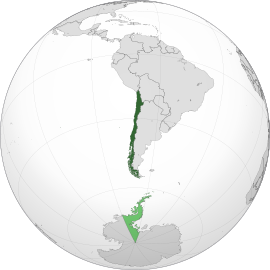 Localização República do Chile