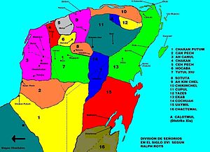 Chiefdoms of Yucatan: marked 10 Cacicazgos mayas.jpg