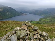 View of Ullswater from the cairn on Green Hill
