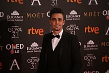 Canco Rodríguez ai Goya Awards 2017.jpg