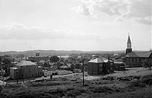 Cannelton, Indiana, 1974, looking southwest. Cannelton IN 1974.jpg