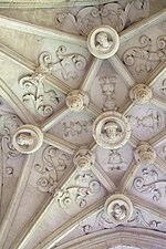 Carved keystones of the vaults of the cloisters