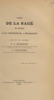 Thumbnail for File:Cause de la rage et moyen d'en preserver l'humanite (IA 101588932.nlm.nih.gov).pdf