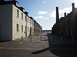 Werkstätten des Panmure Shipyards (rechts im Bild)