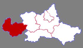 Localização de Dōngpíng Xiàn
