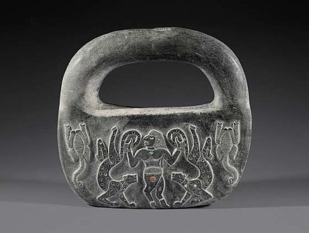 Master of Animals in chlorite, Jiroft culture, c. 2500 BC, Bronze Age I, National Museum of Iran