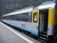 SBB-EC-Wagen im Cisalpino-Anstrich