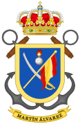 Escudo de la desaparecida Sección "Martín Álvarez" Infantería de Marina