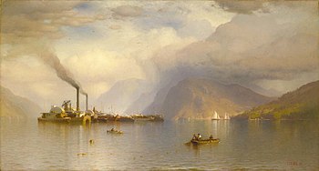 Storm King on the Hudson (1866), oil on canvas, Smithsonian American Art Museum; one of Colman's best known works