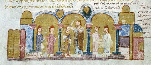 The coronation of John Tzimiskes, from the Madrid Skylitzes