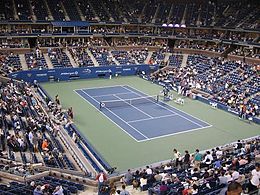 Lo stadio Arthur Ashe, centrale dell'USTA National Tennis Center