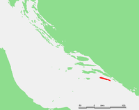 Карта острова Млет
