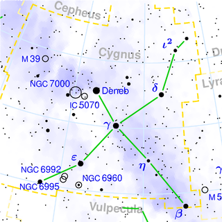 Deneb Star in the constellation Cygnus