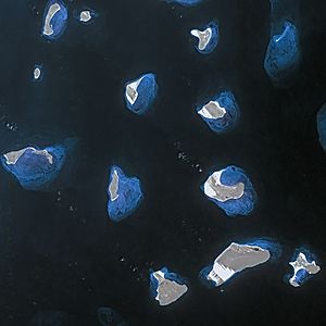 Satellietfoto van het oostelijke deel