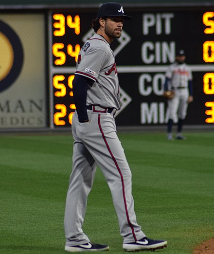 Swanson with the Braves in 2019
