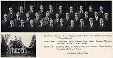 The brotherhood and physical plant of Lambda Chi Alpha in the 1922 Dartmouth College yearbook, The Aegis Dartmouth College Greek organizations - Lambda Chi Alpha.jpg