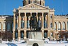 Des Moines Iowa 20090110 State Capitol Statue.JPG