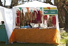 An Indian stall in Buenos Aires in 2010. Dia del Inmigrante Buenos Aires 2010 - India.jpg