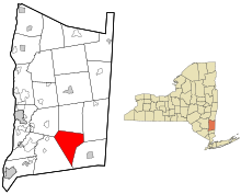Dutchess County New York incorporated areas Beekman highlighted.svg