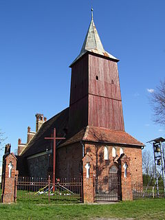 Dzietrzychowo Village in Warmian-Masurian, Poland