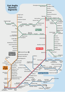 Norwich Train Line Map Greater Anglia (Train Operating Company) - Wikipedia