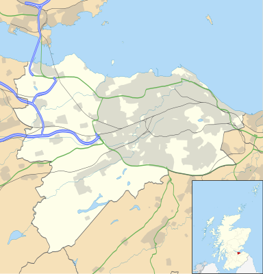 Location map Edinburgh