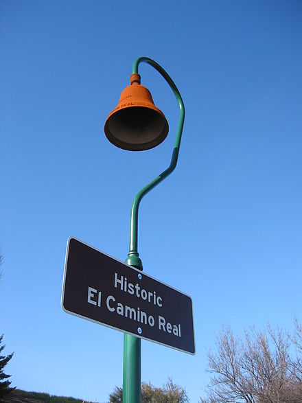A mission bell marker along El Camino Real