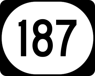 <span class="mw-page-title-main">Iowa Highway 187</span> State highway in Iowa, United States