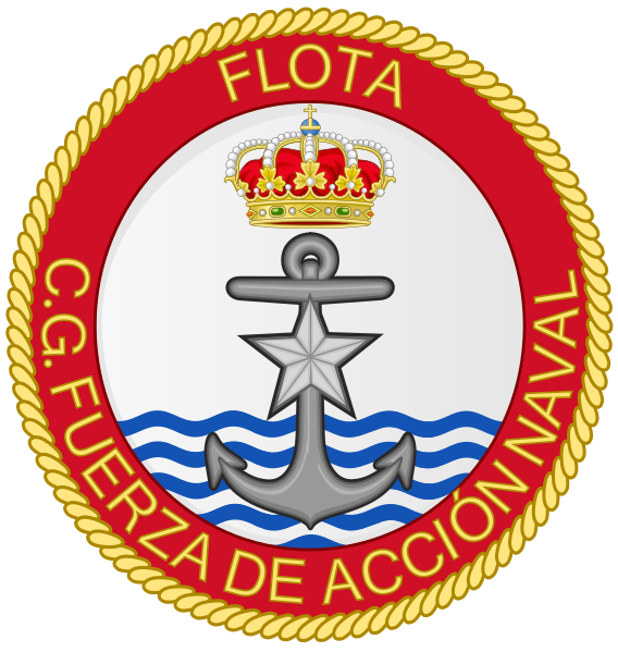 File:Emblem of the Spanish Navy Military Staff of the Naval Action Forces.svg