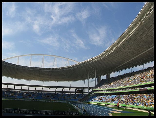 The main stadium during the 2007 Games