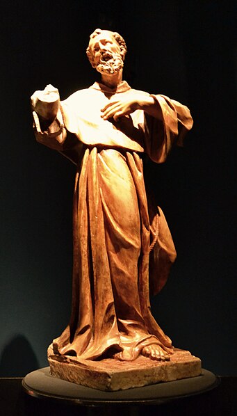File:Escultura de sant Francesc d'Assís, Museu Arqueològic d'Alacant.JPG