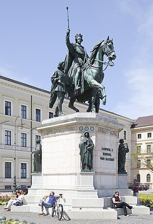 Bayern Ludwig I.: Herkunft und frühe Jahre, Kronprinz, König