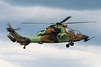 Un Eurocopter Tigre HAD del Ejército de Tierra francés.