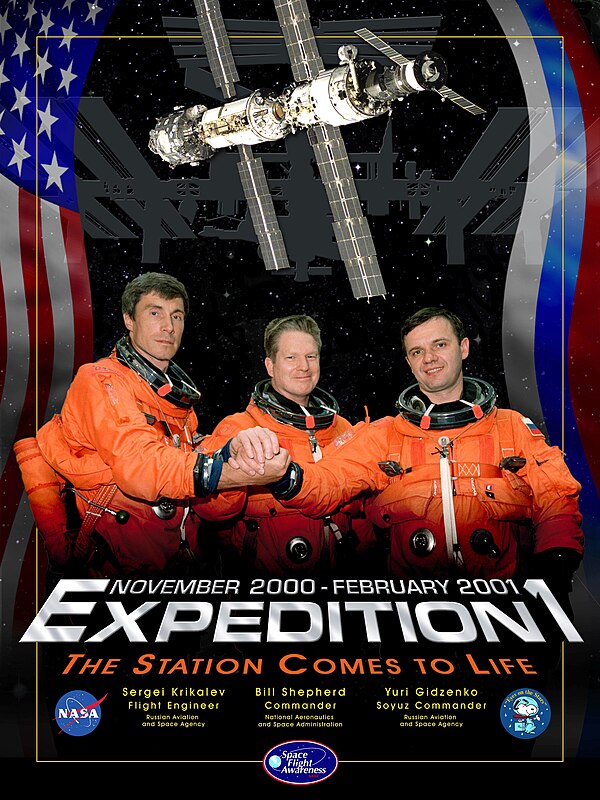 Expedition 1 promotional poster