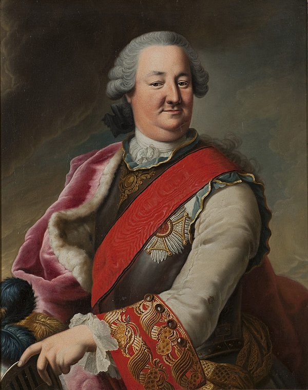 Portrait by Johann Georg Ziesenis