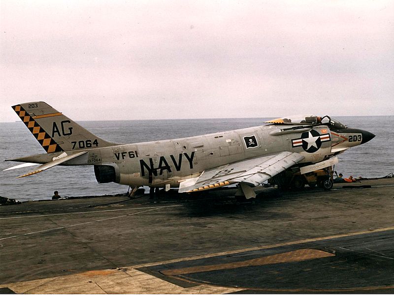 File:F3H-2M of VF-61 on USS Saratoga (CVA-60) 1957.jpg