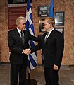 FM Urmas Paet met with Greek Foreign Minister Dimitrios Avramopoulos (1st February, Tallinn) (8434613483).jpg