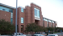 Fayard Hall, completed in 2001. Fayard Hall from the east 2010-10-05.JPG