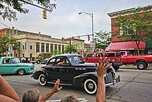 Cruising on First Friday, July 2011.