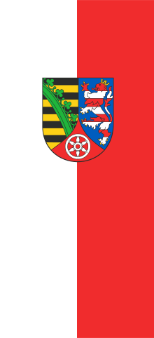 Flagge des Landkreises Sömmerda