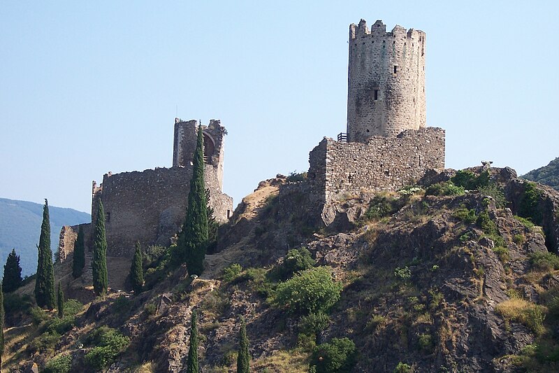 File:France - Aude - Châteaux de Lastours 3.jpg