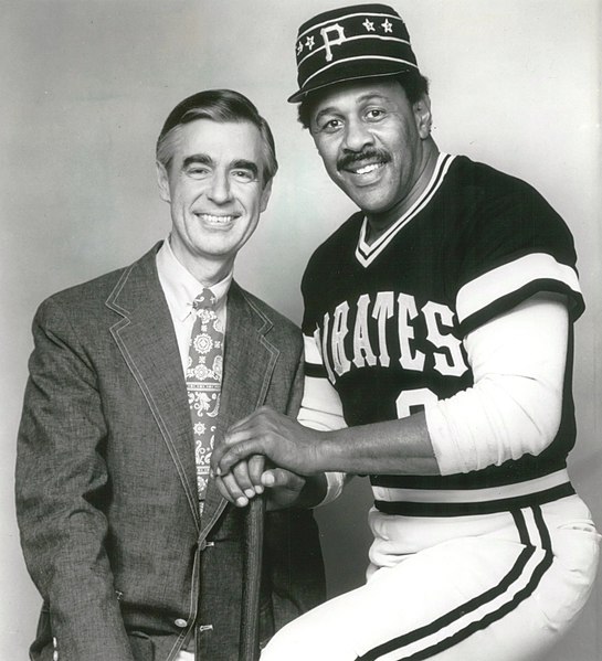 Stargell with Fred Rogers in 1980