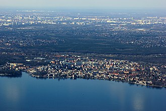 Luftbild von Friedrichshagen am Müggelsee