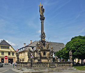 Plague column in Jablonné v Podještědí