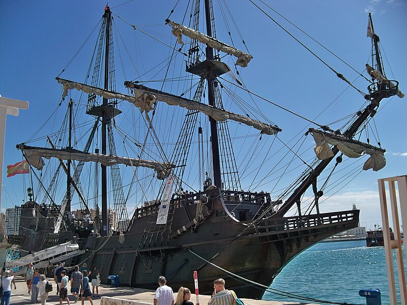 File:Galeón Andalucía in Málaga 01.jpg