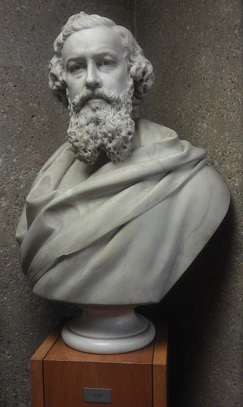 Bust of Dawson in the Library of Birmingham