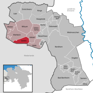 <span class="mw-page-title-main">Getelo</span> Municipality in Lower Saxony, Germany