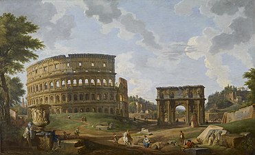 View of the Colosseum (1747), oil on canvas, The Walters Art Museum