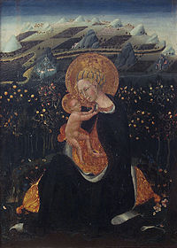 Giovanni di paolo, Madonna der Demut, siena.jpg