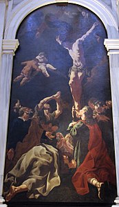 Crucifixion avec les apôtres, Venise, église San Vidal.